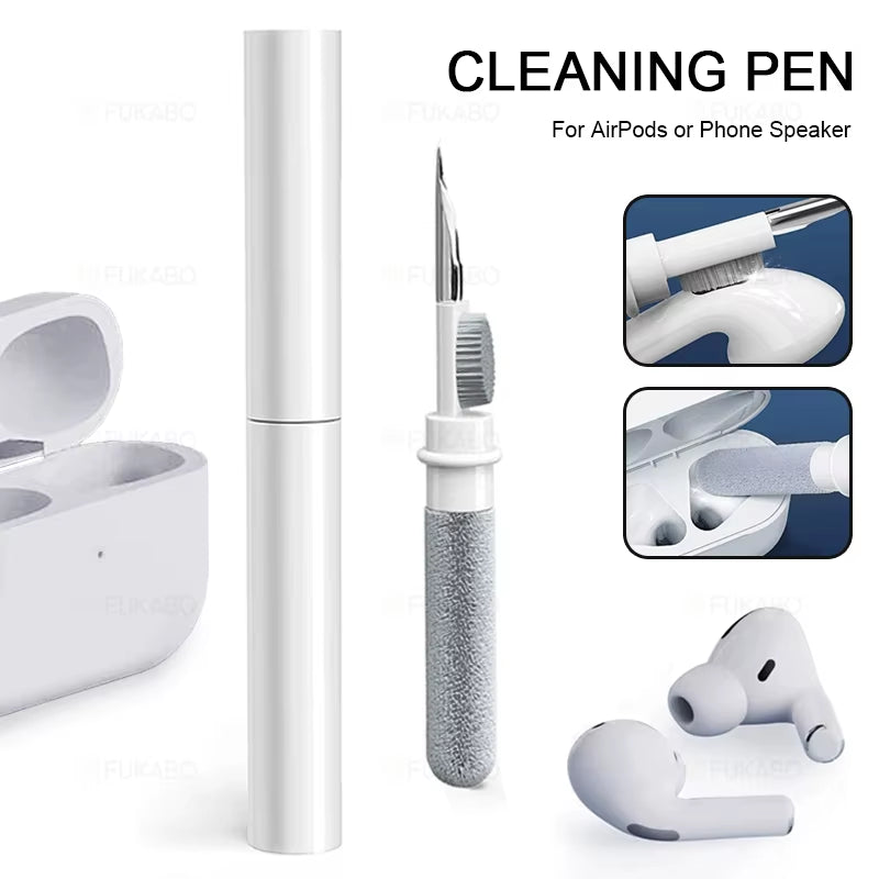 Bluetooth Earphone Cleaning Kit for Airpods Pro 1 2 3 Earbuds Case Cleaning Pen Brush for Samsung Xiaomi Huawei Cleaner Tool Kit