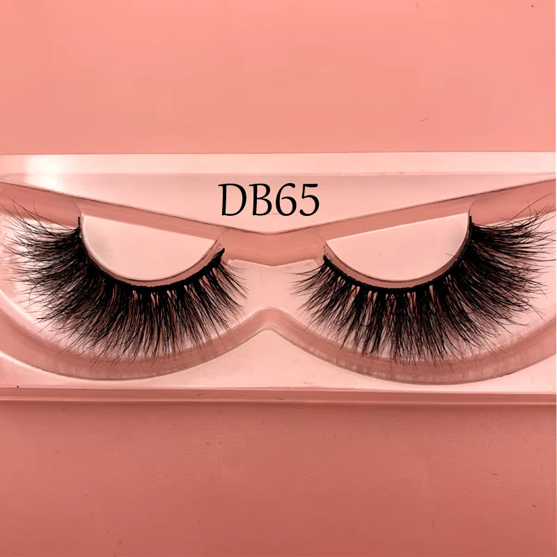 Buzzme Mink Fur Lashes Paperbox 100% Handmade 3D False Eyelashes Beauty Tools Crisscross Curly Eye Lash