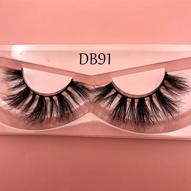 Buzzme Mink Fur Lashes Paperbox 100% Handmade 3D False Eyelashes Beauty Tools Crisscross Curly Eye Lash